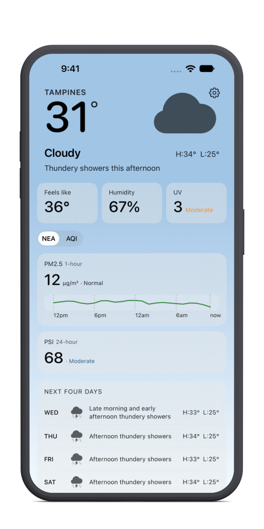 Weather Kaki app